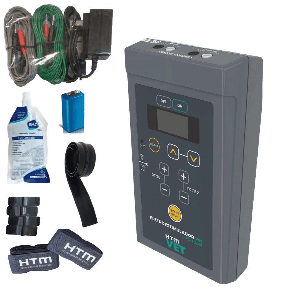 Vet portable electrostimulator kit