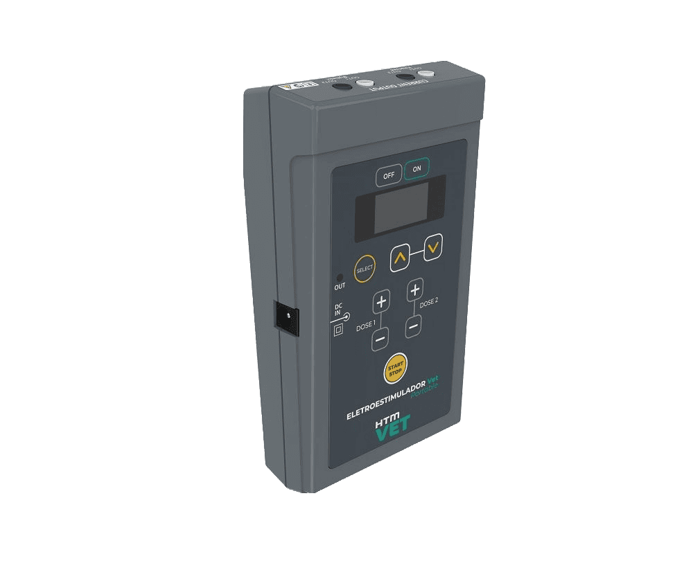 Vet portable electrostimulator right
